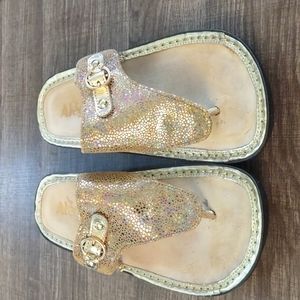 Alegria Thong Sandals, Size 7